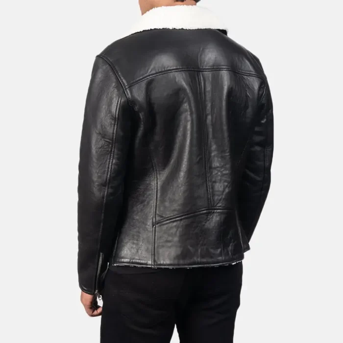 Alberto Shearling Leather Jacket Men