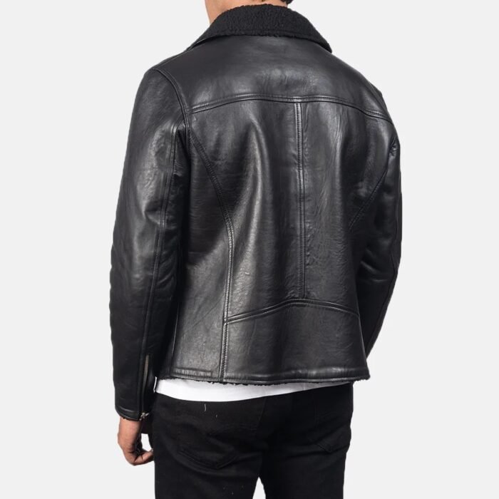 Alberto Shearling Leather Jacket Men