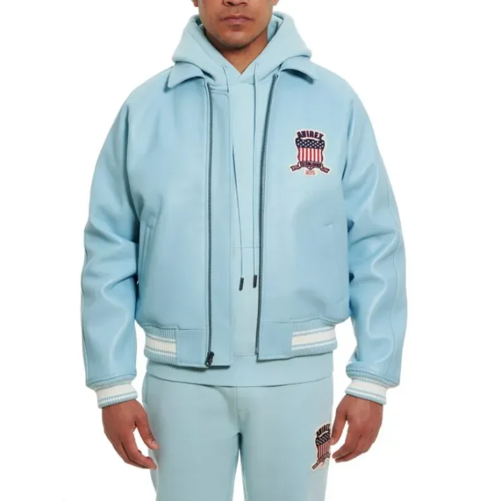 Avirex Leather Jacket Glacier