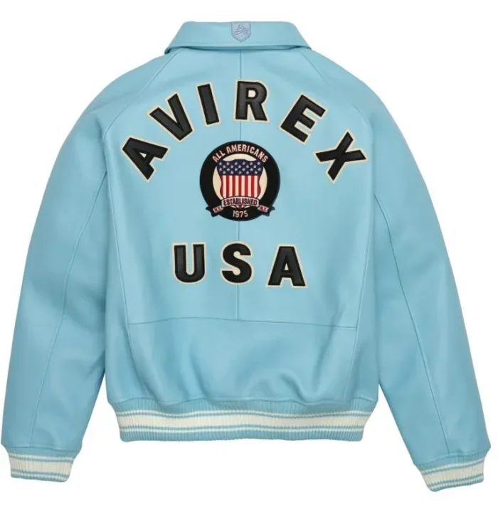 Avirex Leather Jacket Glacier