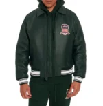 Avirex Leather Jacket Hunter Green