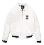 Avirex Leather Jacket Snow White