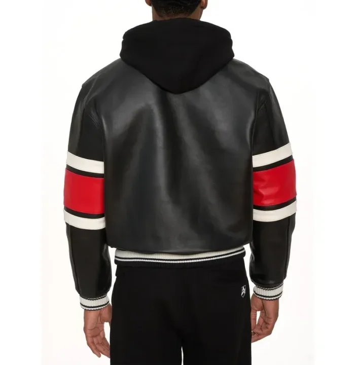 Avirex Legend Leather Jacket Black
