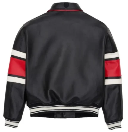 Avirex Legend Leather Jacket Black