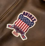 Avirex Vintage Brown Leather Jacket
