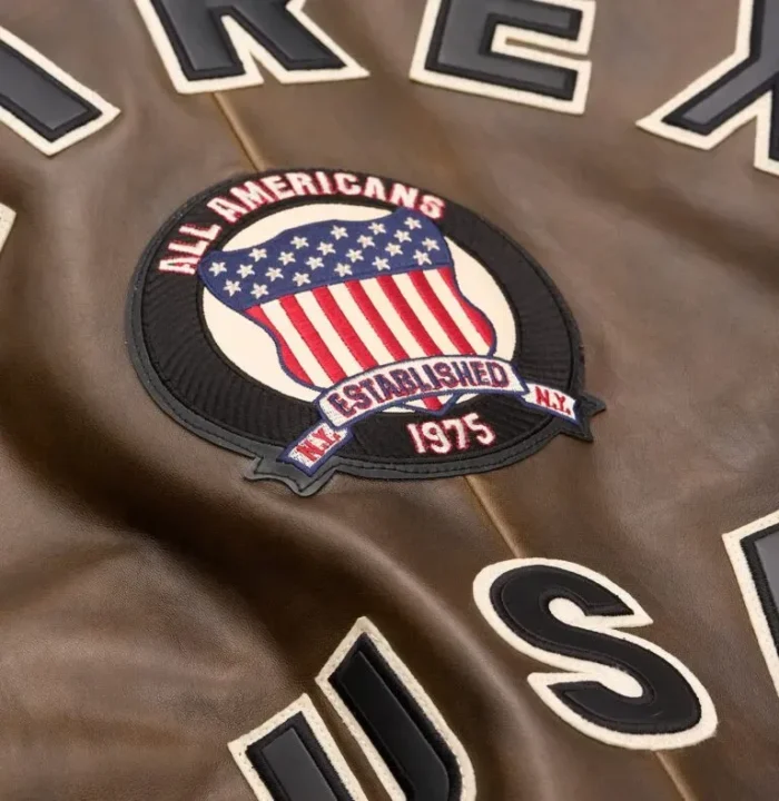 Avirex Vintage Brown Leather Jacket