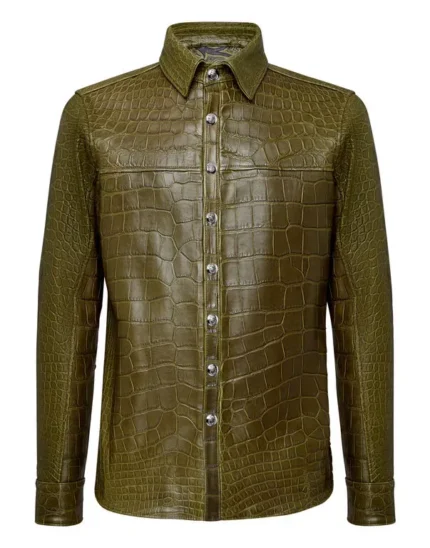 BILLIONAIRE CROCODILE LEATHER SHIRTS LUXURY