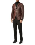 BILLIONAIRE LEATHER BLAZER LUXURY