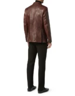 BILLIONAIRE LEATHER BLAZER LUXURY