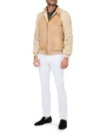 BILLIONAIRE LEATHER BOMBER GREST