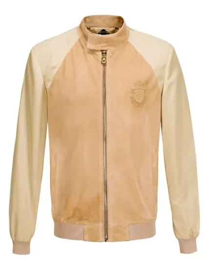 BILLIONAIRE LEATHER BOMBER GREST