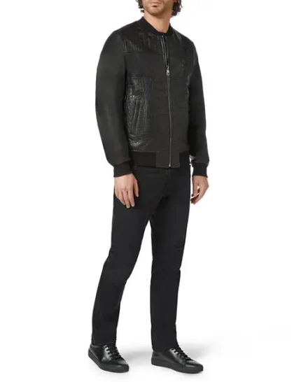 BILLIONAIRE LEATHER BOMBER LUXURY