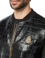 BILLIONAIRE LEATHER BOMBER LUXURY