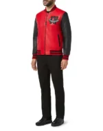 BILLIONAIRE LEATHER BOMBER MEMBERS ONLY
