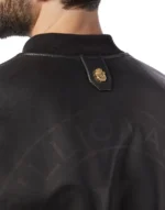 BILLIONAIRE LEATHER BOMBER MEMBERS ONLY