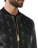 BILLIONAIRE LEATHER BOMBER PALMS