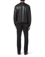 BILLIONAIRE LEATHER BOMBER PALMS
