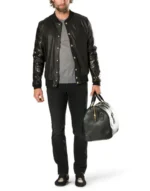 BILLIONAIRE LEATHER BOMBER ROBERT