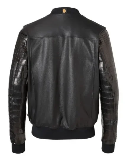 BILLIONAIRE LEATHER BOMBER ROBERT