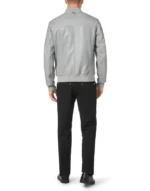BILLIONAIRE PYTHON LEATHER BOMBER