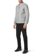 BILLIONAIRE PYTHON LEATHER BOMBER