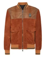 BILLIONAIRE PYTHON SUEDE BOMBER