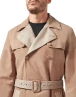 BILLIONAIRE TRENCH Light Brown COAT LUXURY