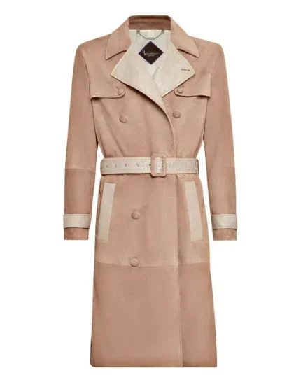 BILLIONAIRE TRENCH Light Brown COAT LUXURY