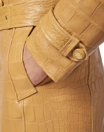 BILLIONAIRE TRENCH Golden COAT LUXURY