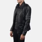 Biker Leather Jacket Black