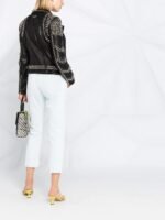 Biker style studded jacket