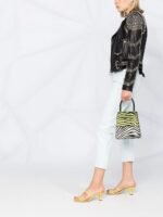 Biker style studded jacket