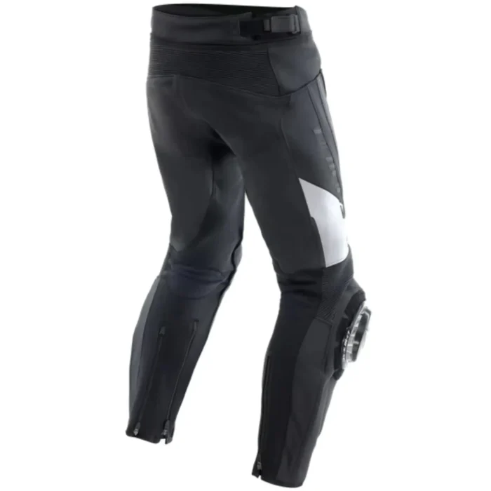 DAINESE DELTA 4 LEATHER PANTS WHITE