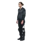 DAINESE DELTA 4 LEATHER PANTS WHITE
