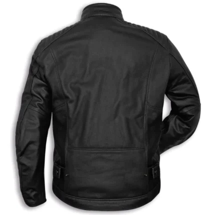 Ducati C2 Motorcycle Racing Leather Jacket Black