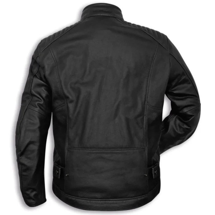 Ducati C2 Motorcycle Racing Leather Jacket Black