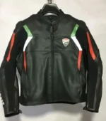 Ducati Corse C3 Motorcycle Leather Jacket Black