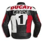 Ducati Corse C5 Motorbike Racing Leather Jacket