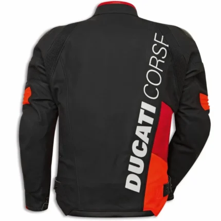 Ducati Corse C6 Motorcycle Leather Jacket