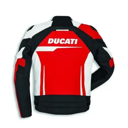 Ducati Motorbike Leather Jacket Red