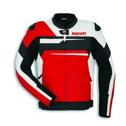 Ducati Motorbike Leather Jacket Red