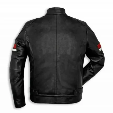 Ducati Motorcycle Leather Jacket Black