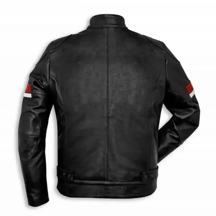 Ducati Motorcycle Leather Jacket Black