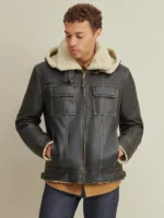 Emmett Classic Leather Bomber Jacket