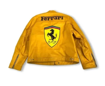 Ferrari Racing Leather Jacket