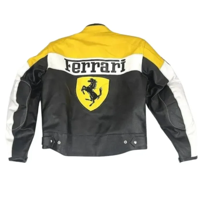 Ferrari Racing Leather Jacket