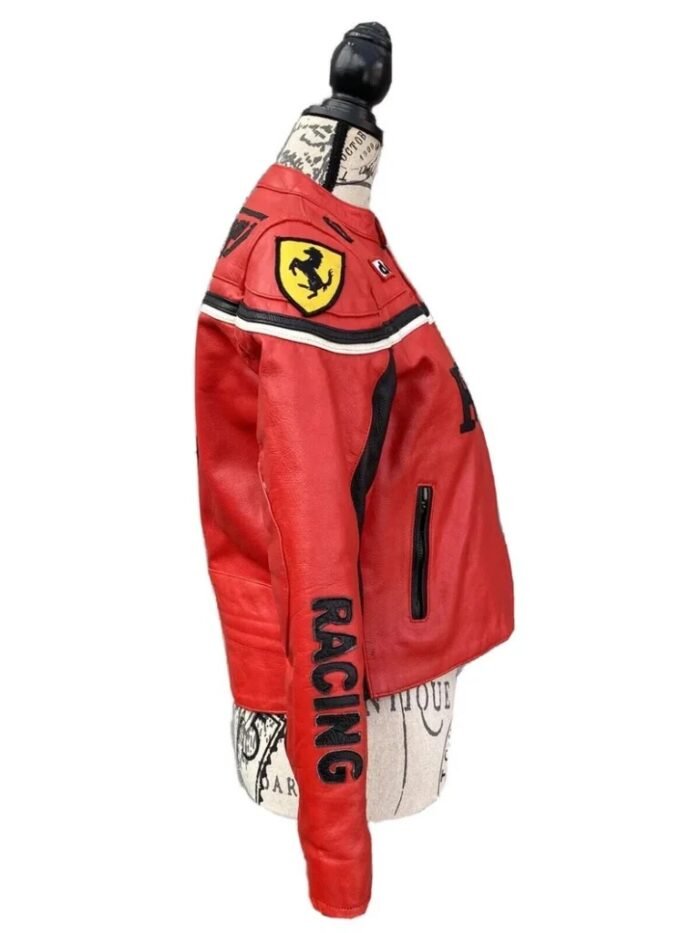 Ferrari Racing Leather Jacket