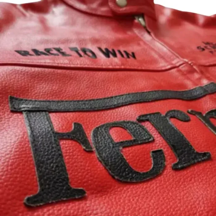 Ferrari Racing Leather Jacket