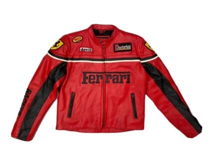 Ferrari Racing Leather Jacket