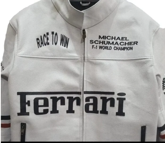 Ferrari Racing Leather Jacket
